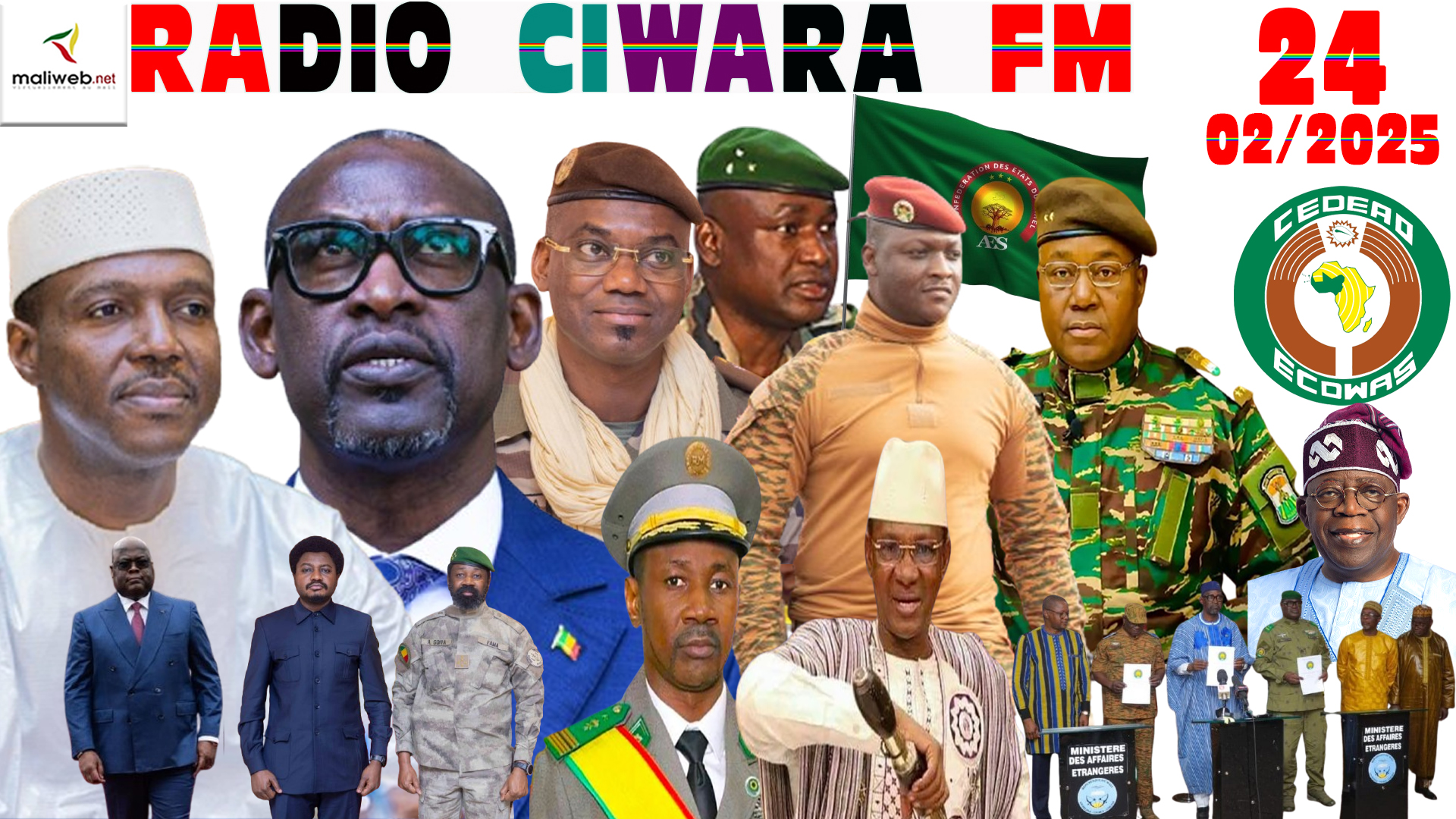 La Revue de Presse de la RADIO CIWARA FM du 24 FÉVRIER 2025