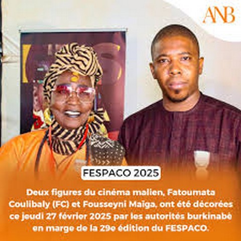 Fespaco 2025/Fatoumata Coulibaly et Fousseny Maiga décorés : Des médailles dédiées au peuple malien et aux FAMas