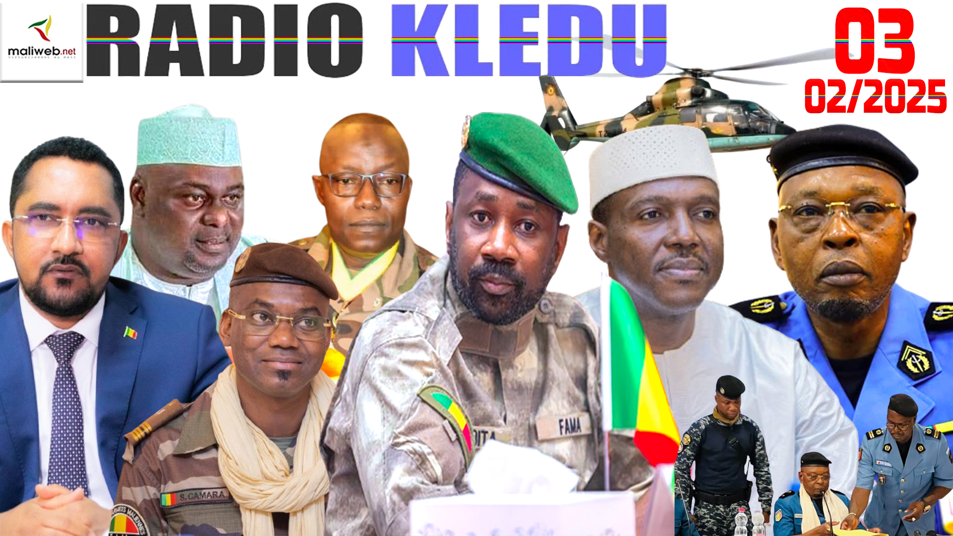 La Revue de Presse de la RADIO KLEDU du 03 FEVRIER 2025