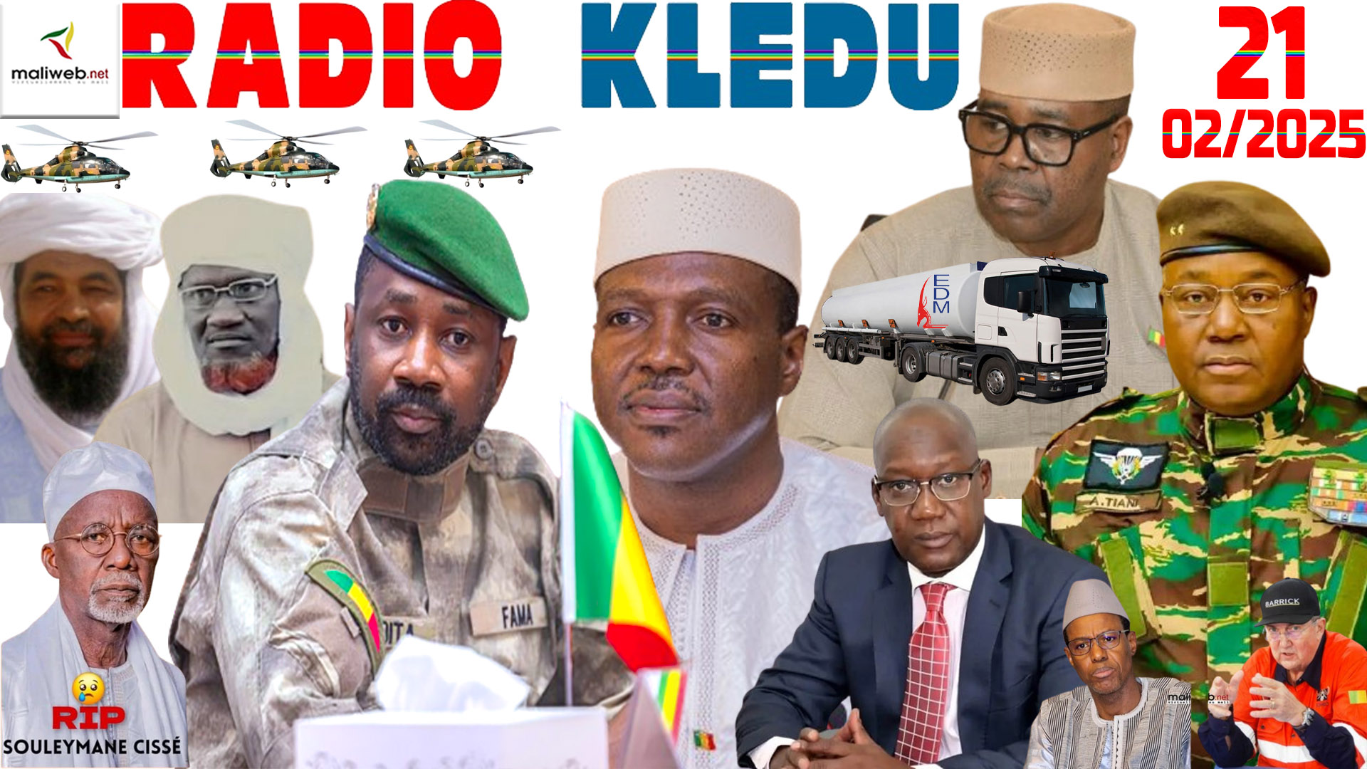 La Revue de Presse de la RADIO KLEDU du 21 FÉVRIER 2025