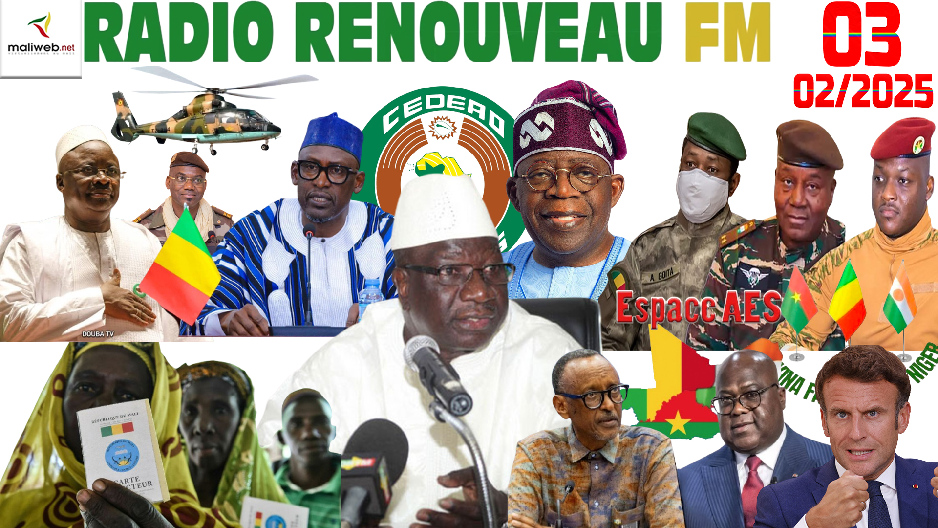 La Revue de Presse de la RADIO RENOUVEAU FM du 03 FEVRIER 2025