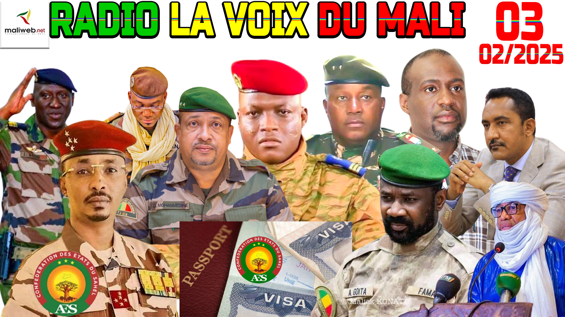 La Revue de Presse de la RADIO LA VOIX DU MALI du 03 FEVRIER 2025