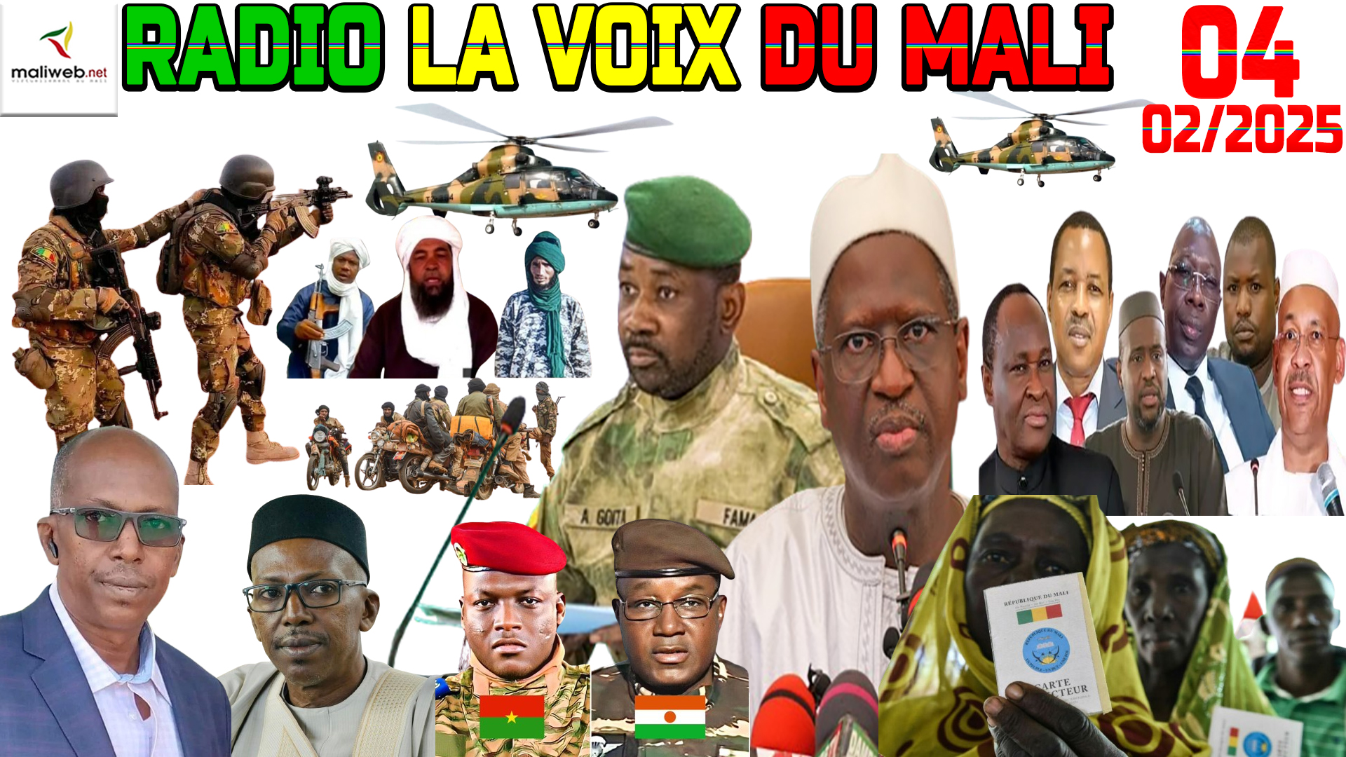 La Revue de Presse de la RADIO LA VOIX DU MALI du 04 FÉVRIER 2025