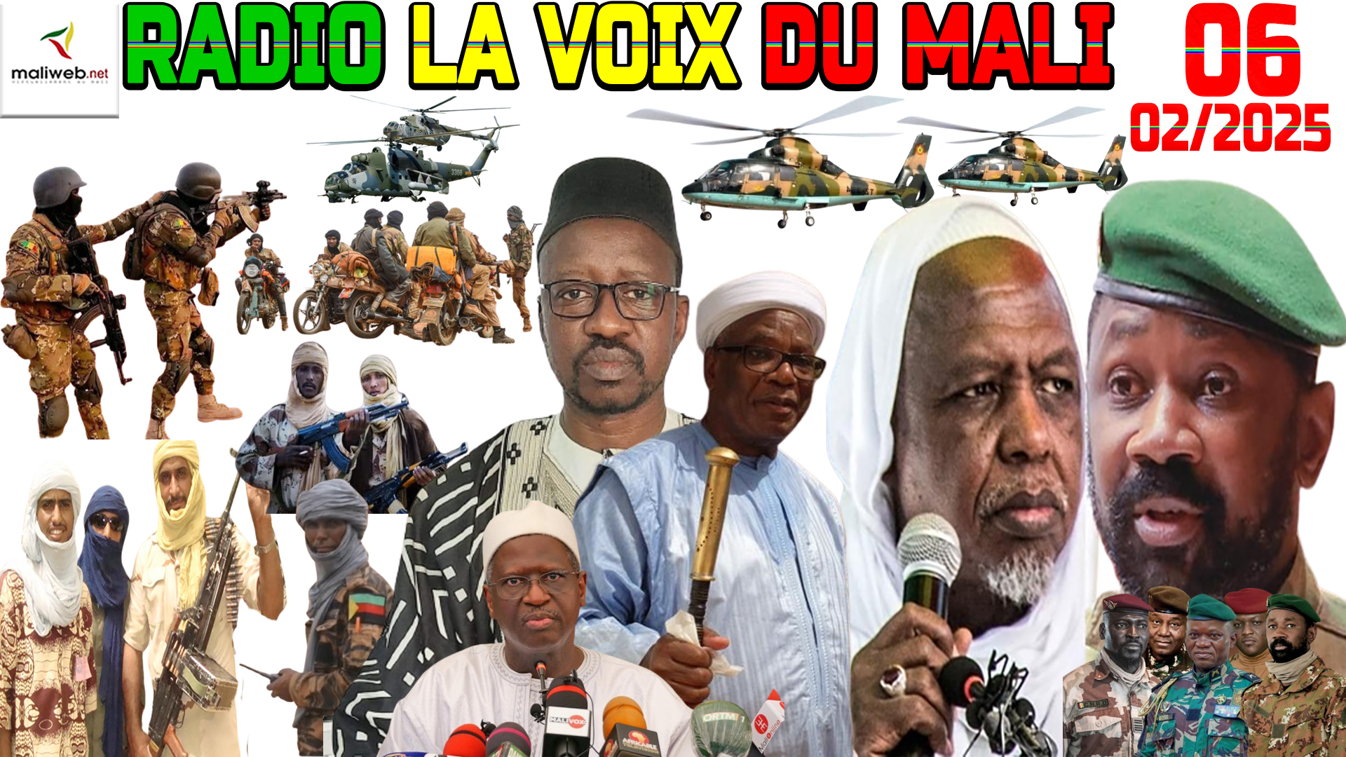 La Revue de Presse de la RADIO LA VOIX DU MALI du 06 FEVRIER 2025