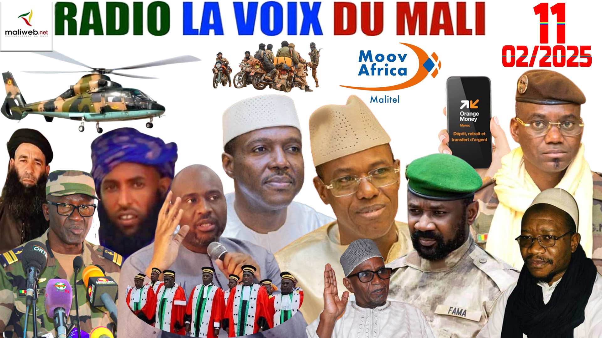 La Revue de Presse de la RADIO LA VOIX DU MALI du 11 FEVRIER 2025