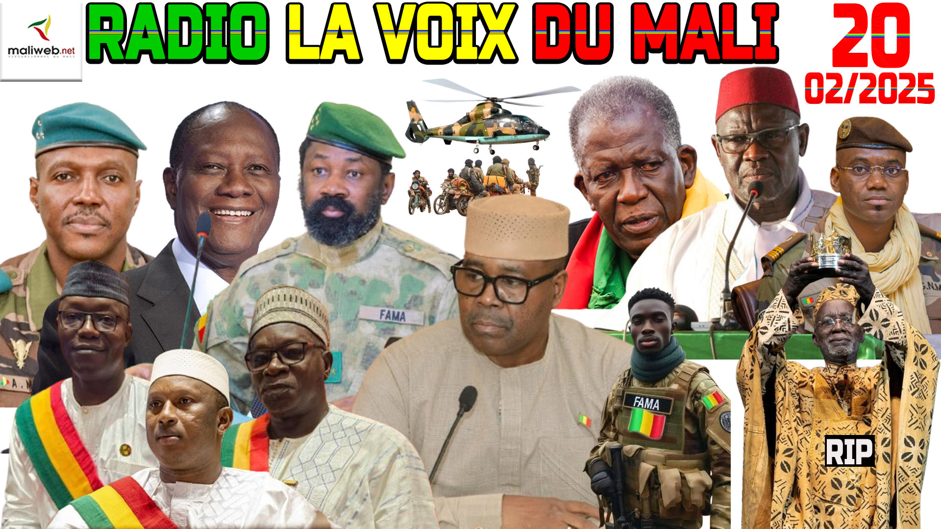 La Revue de Presse de la RADIO LA VOIX DU MALI du 20 FÉVRIER 2025