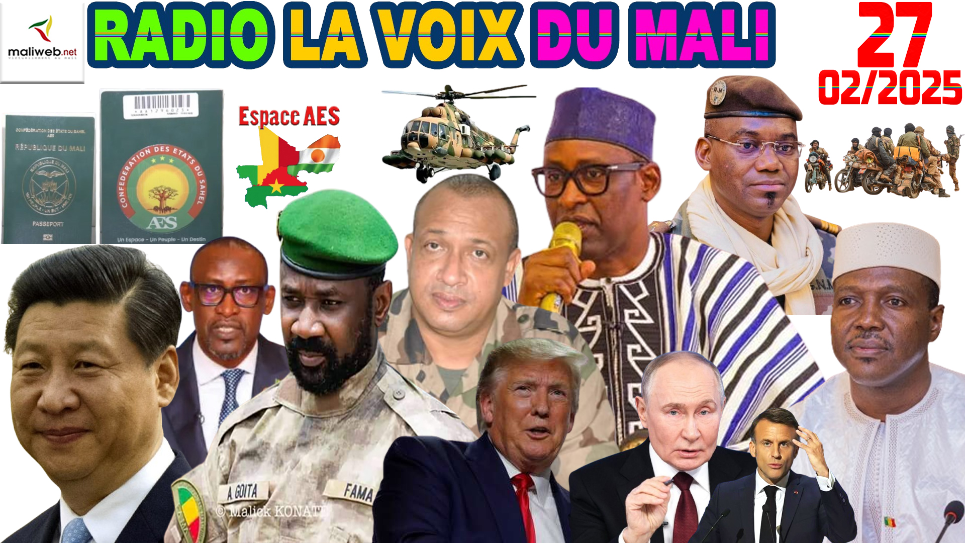 La Revue de Presse de la RADIO LA VOIX DU MALI du 27 FÉVRIER 2025