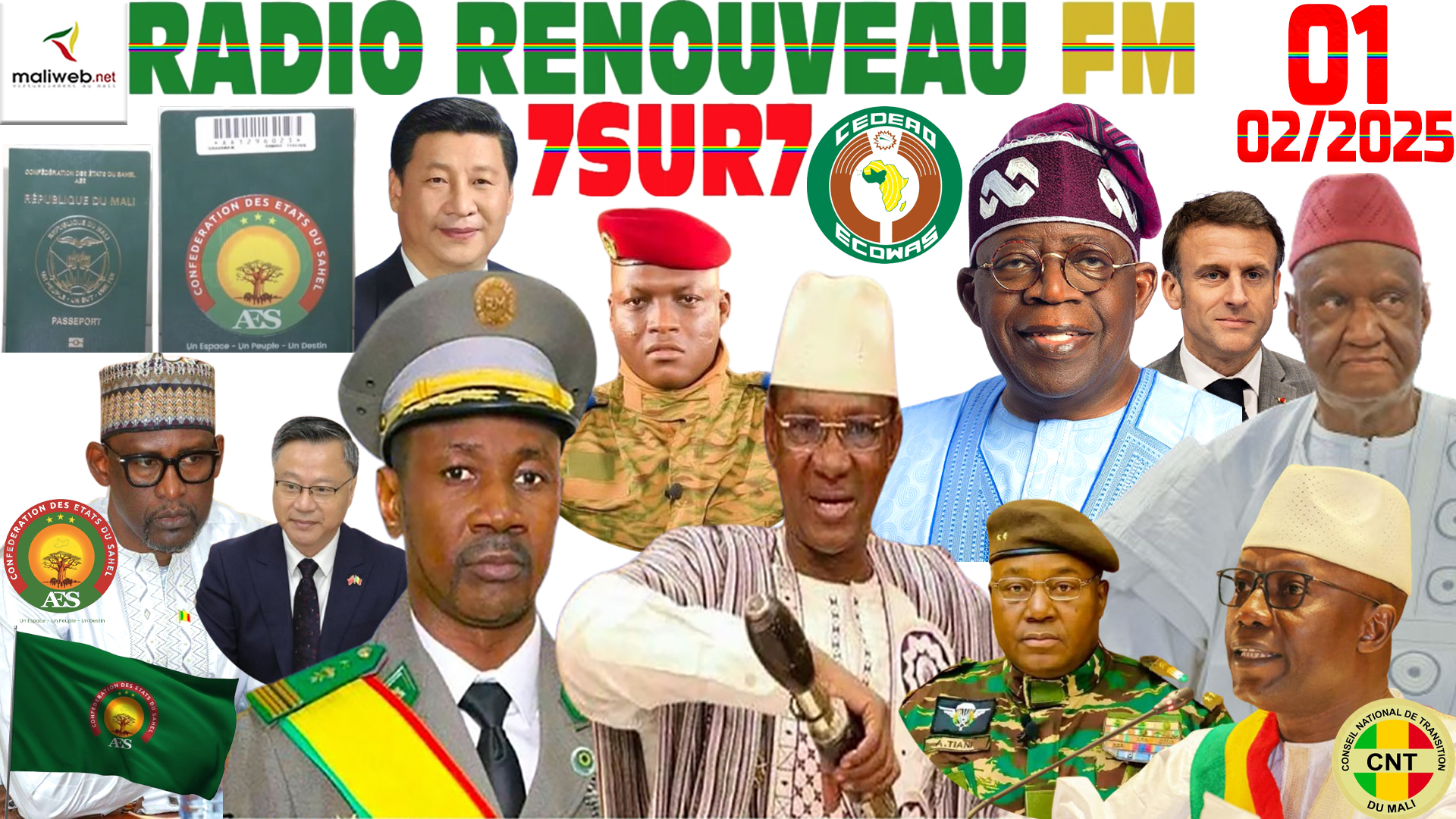 Emission 7SUR7 de la RADIO RENOUVEAU FM du 01 MARS 2025