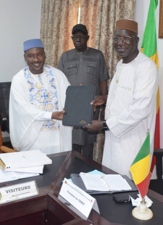 Audience au CESEC :  Le Directeur général de l’AMAP reçu par Yacouba  KATILE