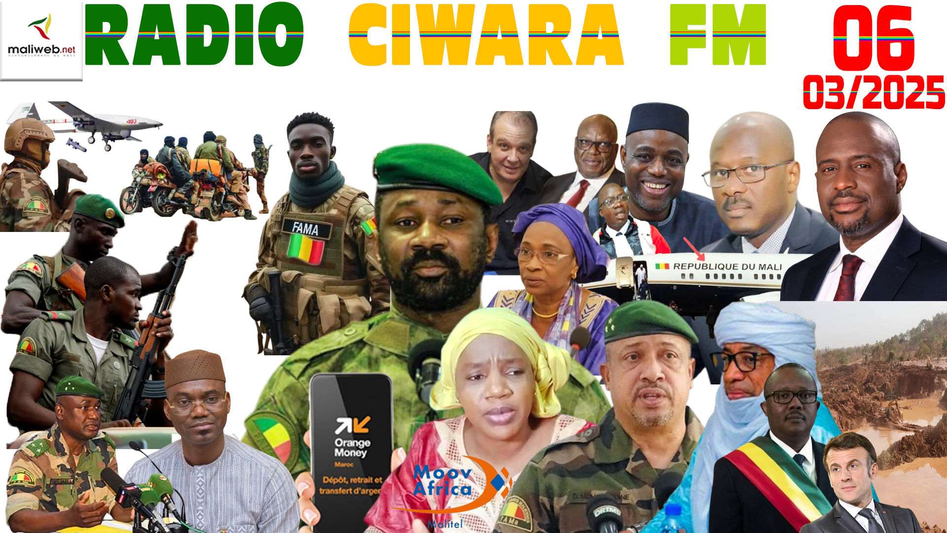 La Revue de Presse de la RADIO CIWARA FM du 06 MARS 2025