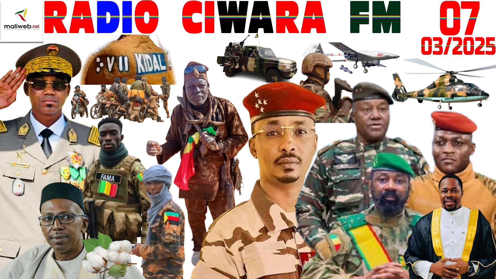 La Revue de Presse de la RADIO CIWARA FM du 07 MARS 2025