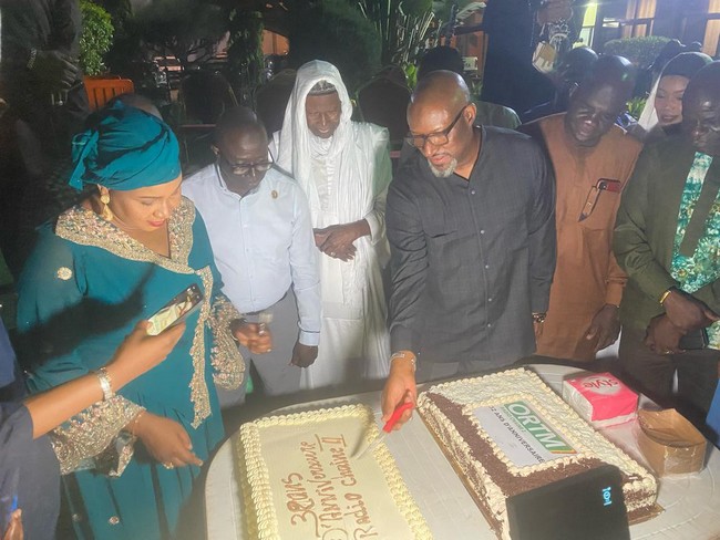 Nianian Aliou Traore lors de la célébration du 32e anniversaire de la chaine II : "Nous allons offrir à nos auditrices une nouvelle émission intitulée Chaîne Ka Sumu"