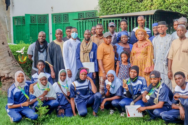 Médaillés au Championnat régional de Taekwondo : Les athlètes de l’Arrondissement 5 du District chez Moussa Timbiné
