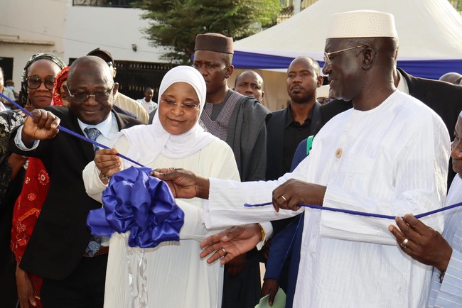 Le PCA Yacouba Katile lors de l'inauguration du nouveau siège de l'INPS a l'ACI 2000 "Ce joyau permet d'offrir un cadre de travail moderne, plus fonctionnel et convivial à ses travailleurs"