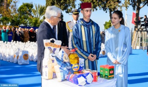 Sur Hautes Instructions Royales, SAR le Prince Héritier Moulay El Hassan et SAR la Princesse Lalla Khadija Lancent à Rabat l’opération nationale “Ramadan 1446” …