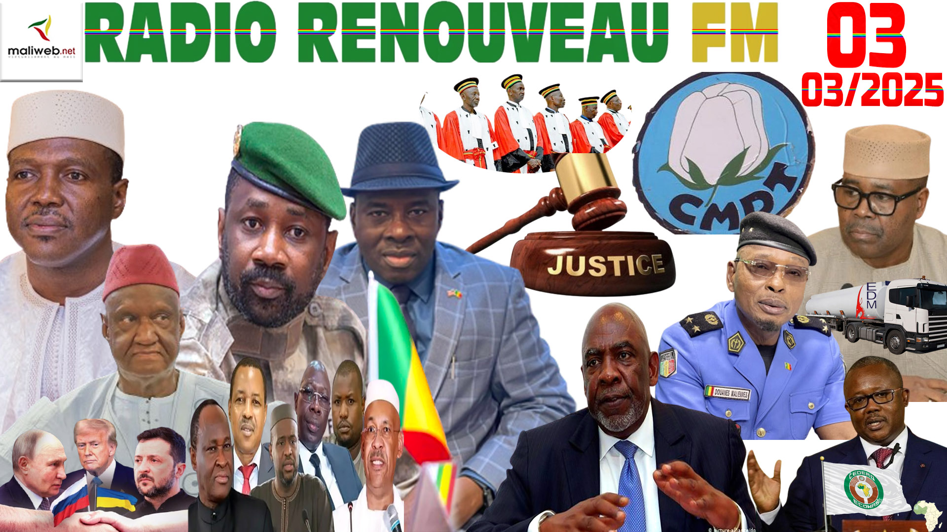 La Revue de Presse de la RADIO RENOUVEAU FM du 03 MARS 2025