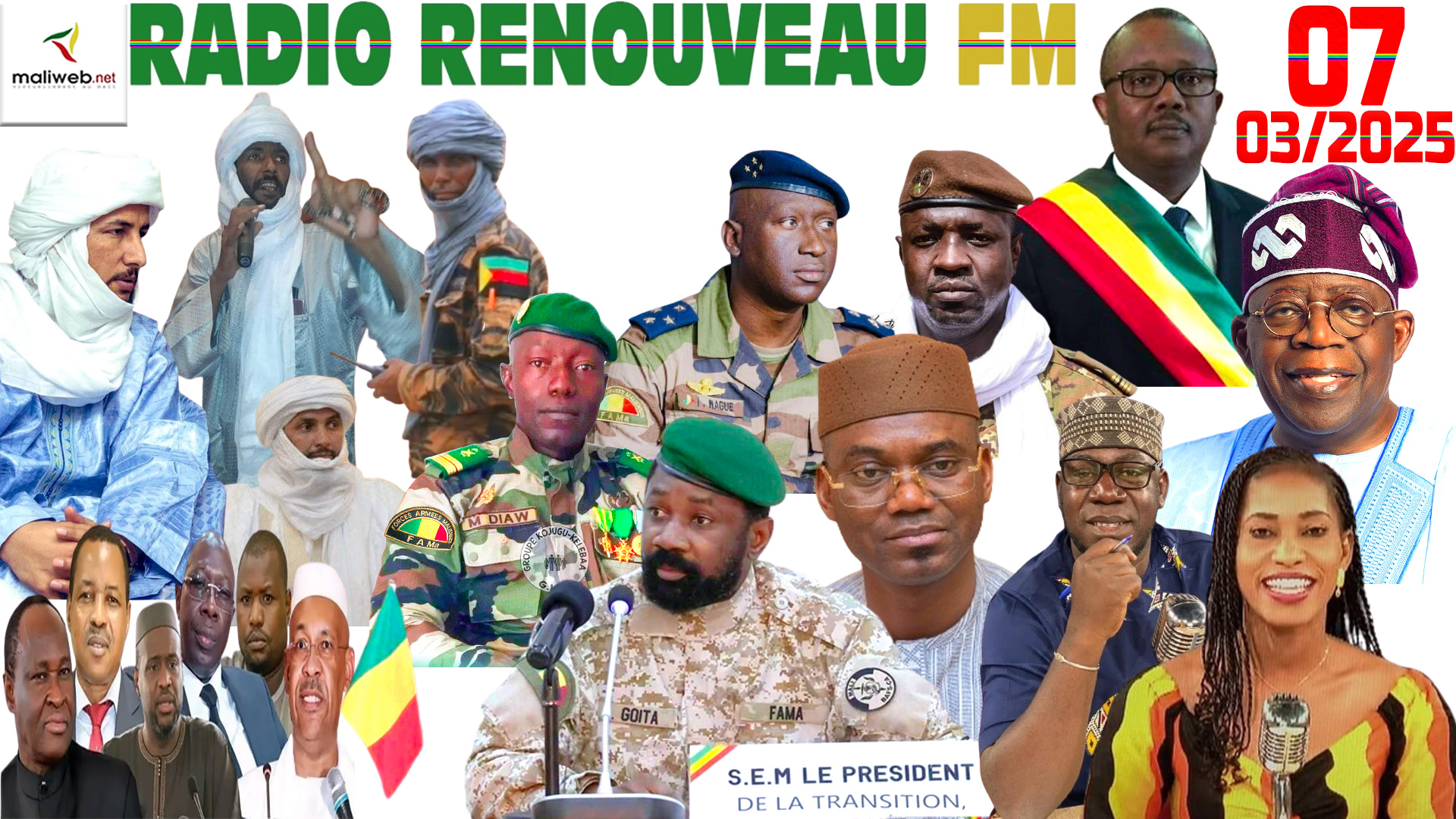 La Revue de Presse de la RADIO RENOUVEAU FM du 07 MARS 2025