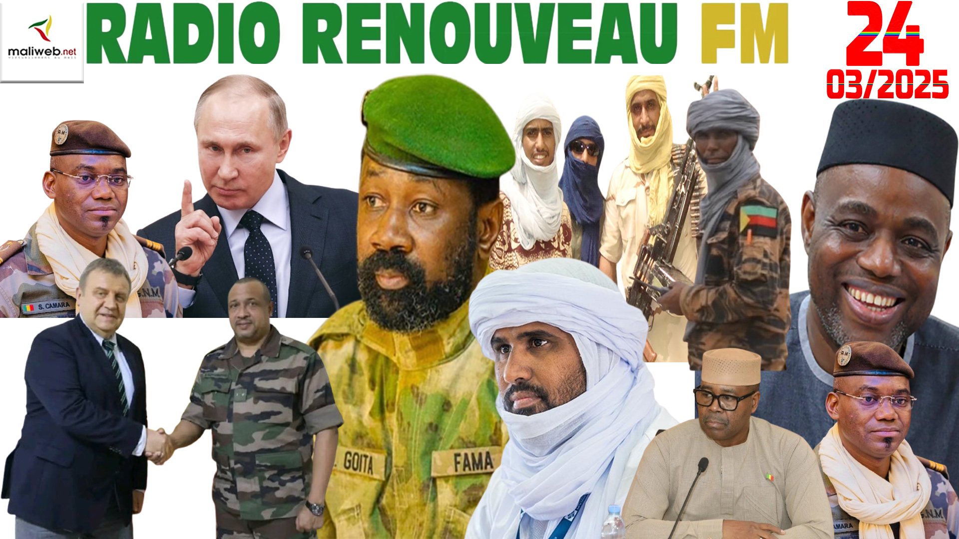 La Revue de Presse de la RADIO RENOUVEAU FM du 24 MARS 2025