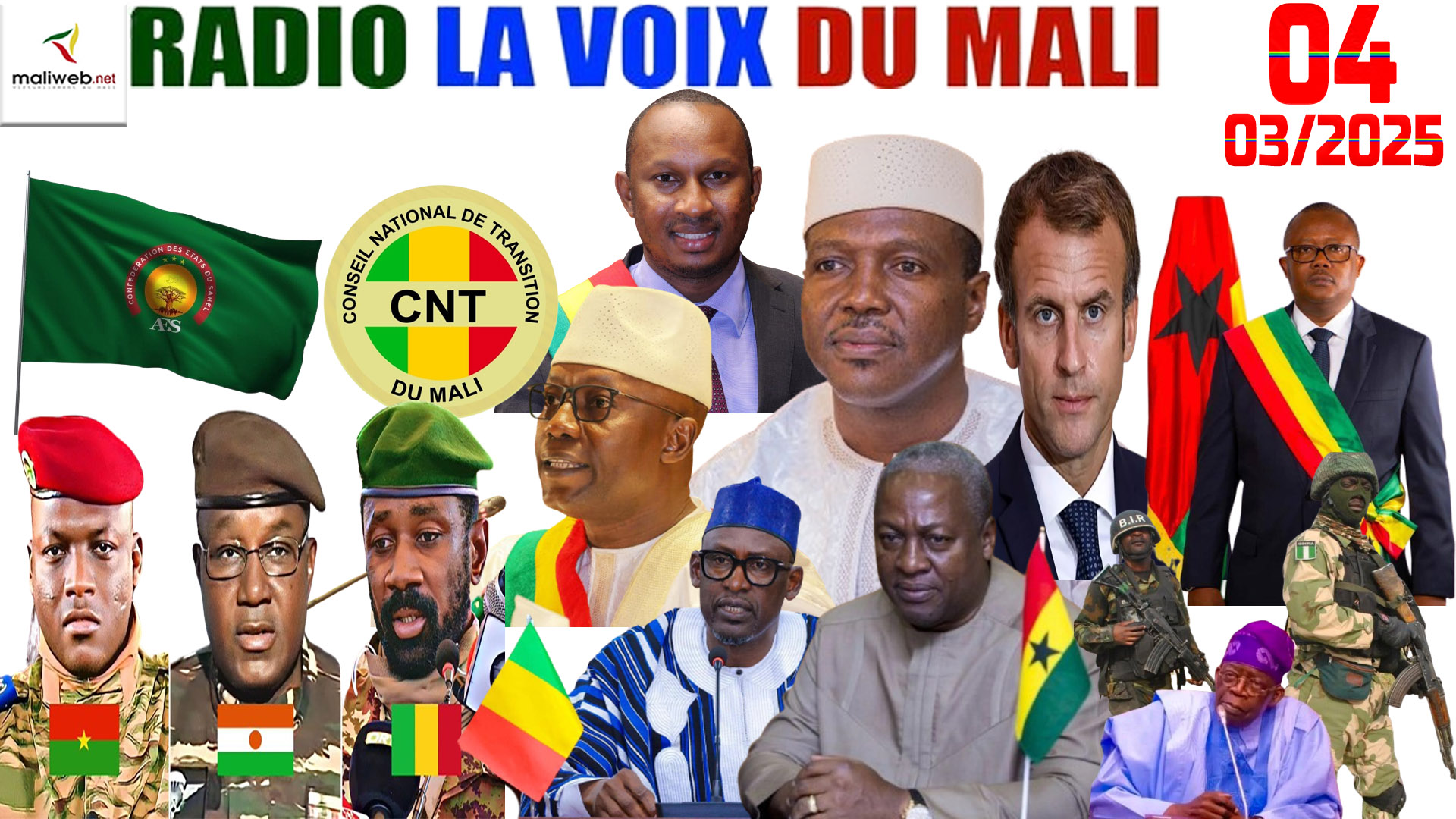 La Revue de Presse de la RADIO LA VOIX DU MALI du 04 MARS 2025