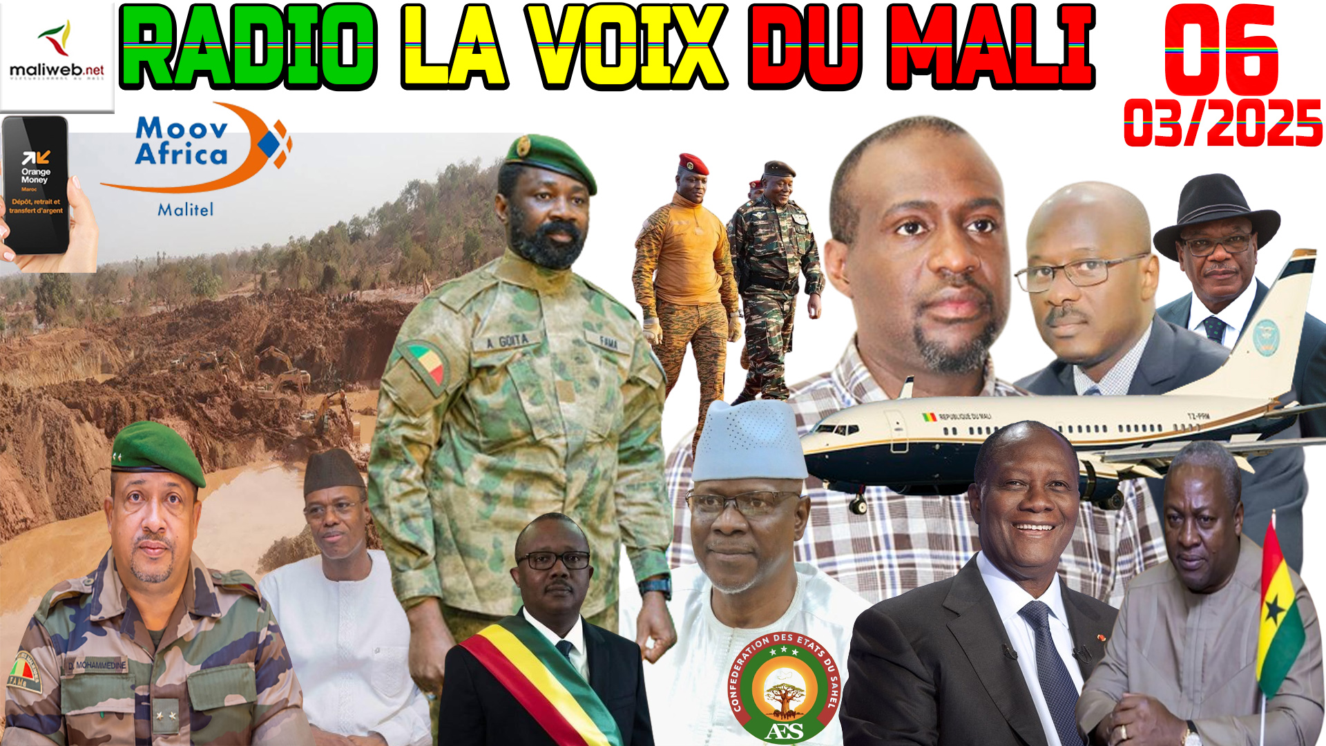 La Revue de Presse de la RADIO LA VOIX DU MALI du 06 MARS 2025