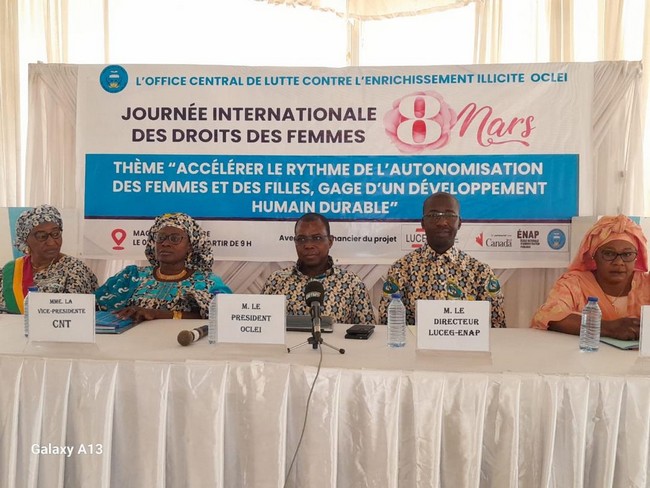 Accélérer le rythme de l’autonomisation des femmes et des filles, gage d’un développement humain durable : L’Oclei anime une conférence-débat