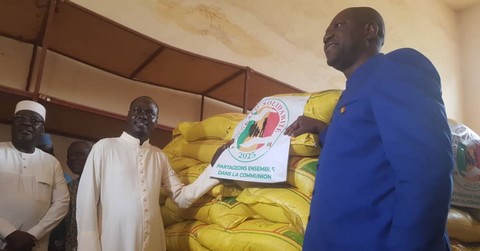 Opération Sounkalo solidarité :  50 tonnes de riz et 180 cartons de dattes aux confessions religieuses