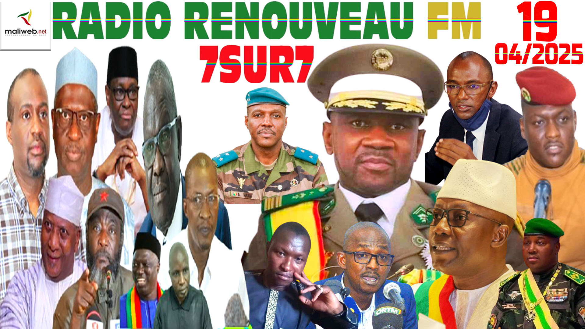 Emission 7SUR7 de la RADIO RENOUVEAU FM du 19 AVRIL 2025