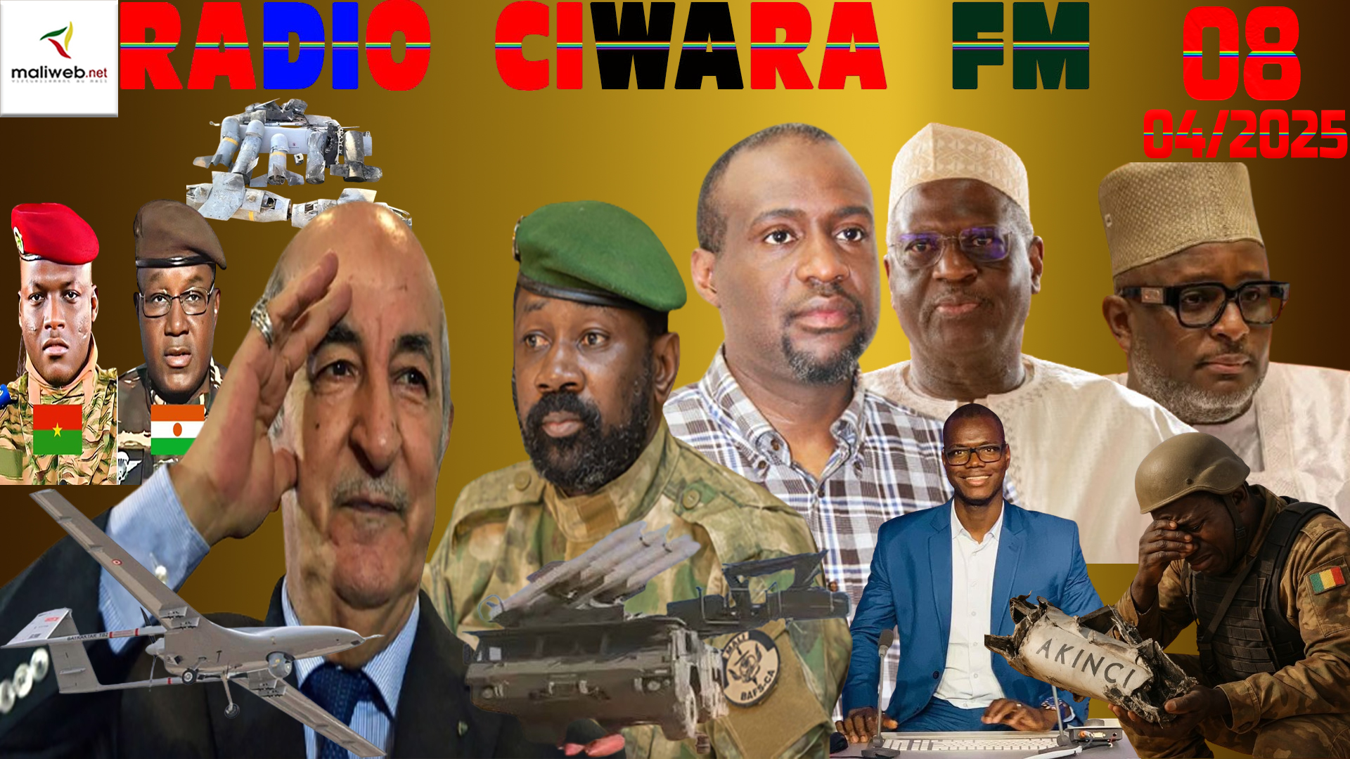 La Revue de Presse de la RADIO CIWARA FM du 08 AVRIL 2025
