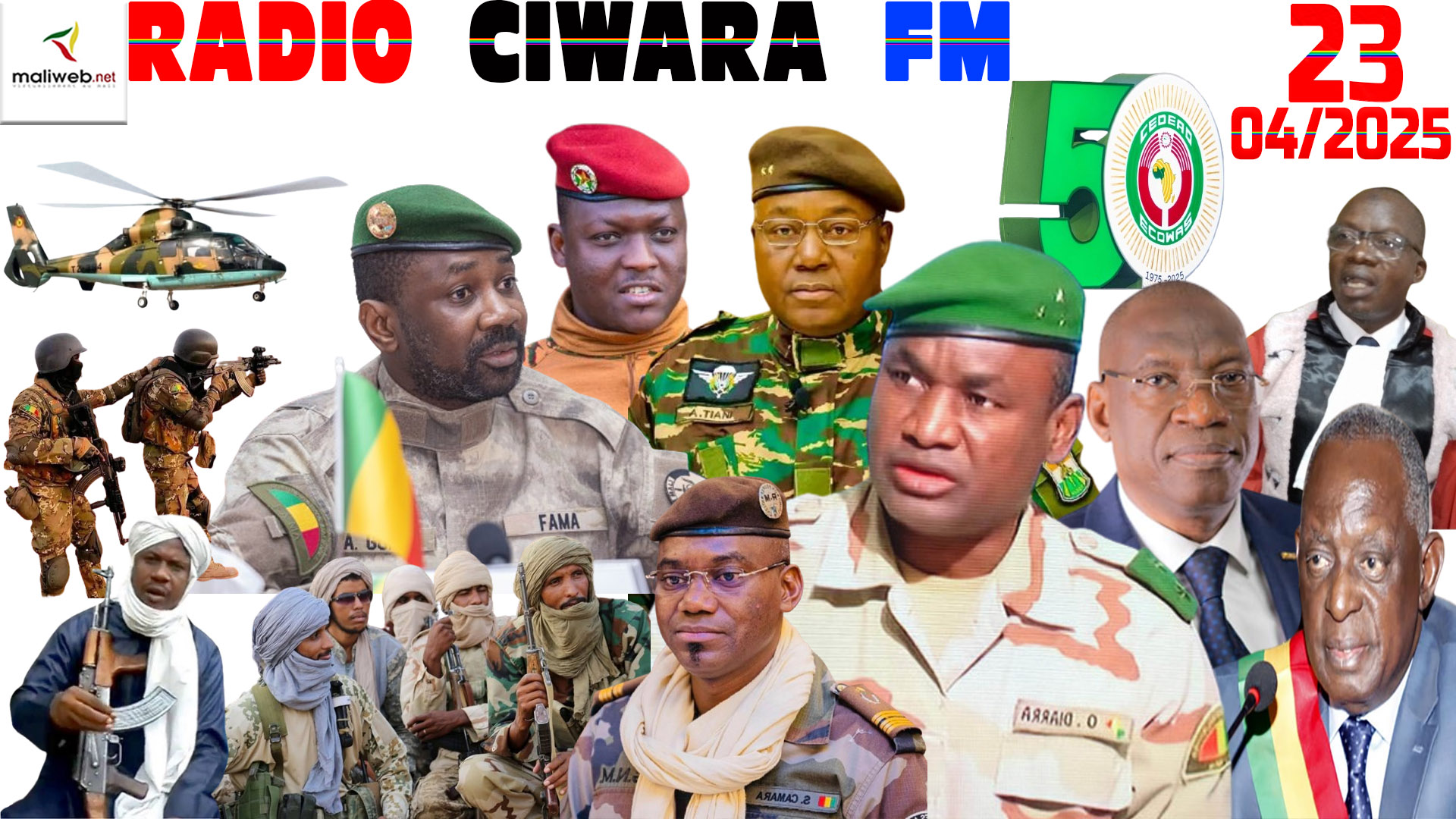 La Revue de Presse de la RADIO CIWARA FM du 23 AVRIL 2025