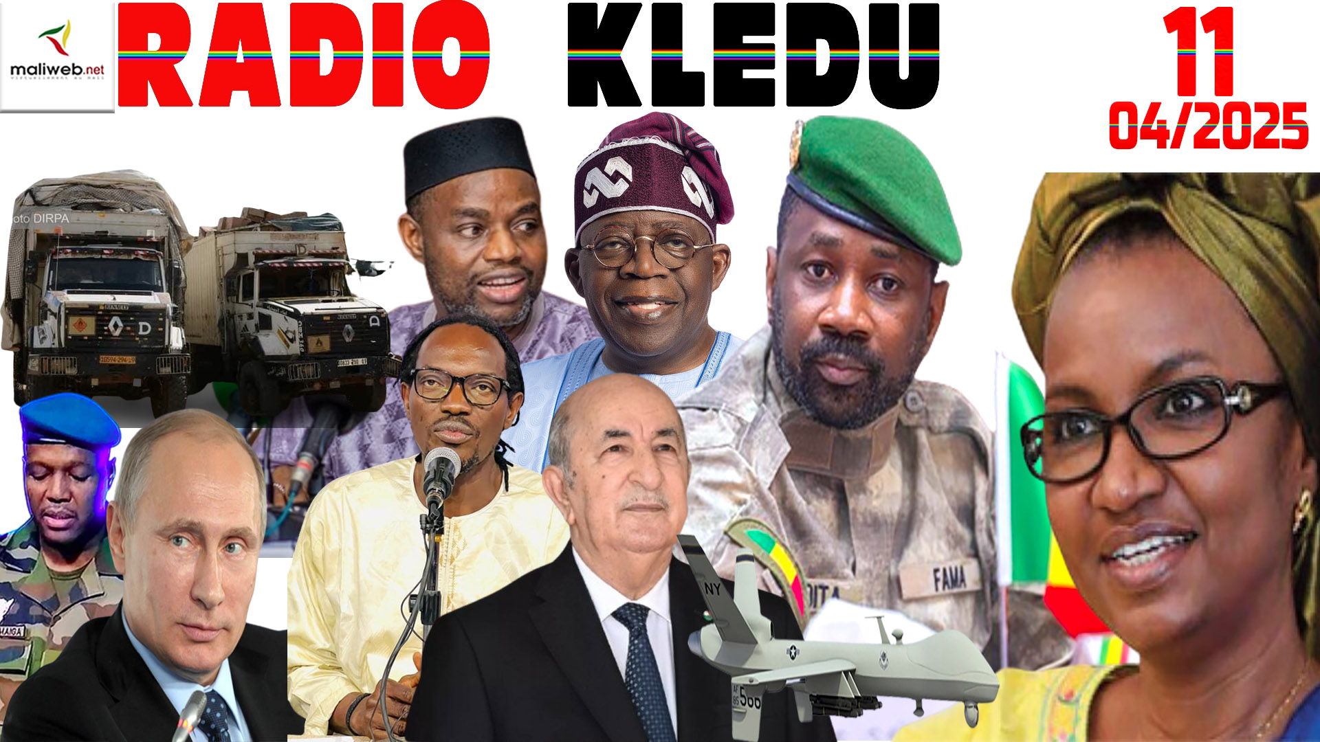 La Revue de Presse de la RADIO KLEDU du 11 AVRIL 2025
