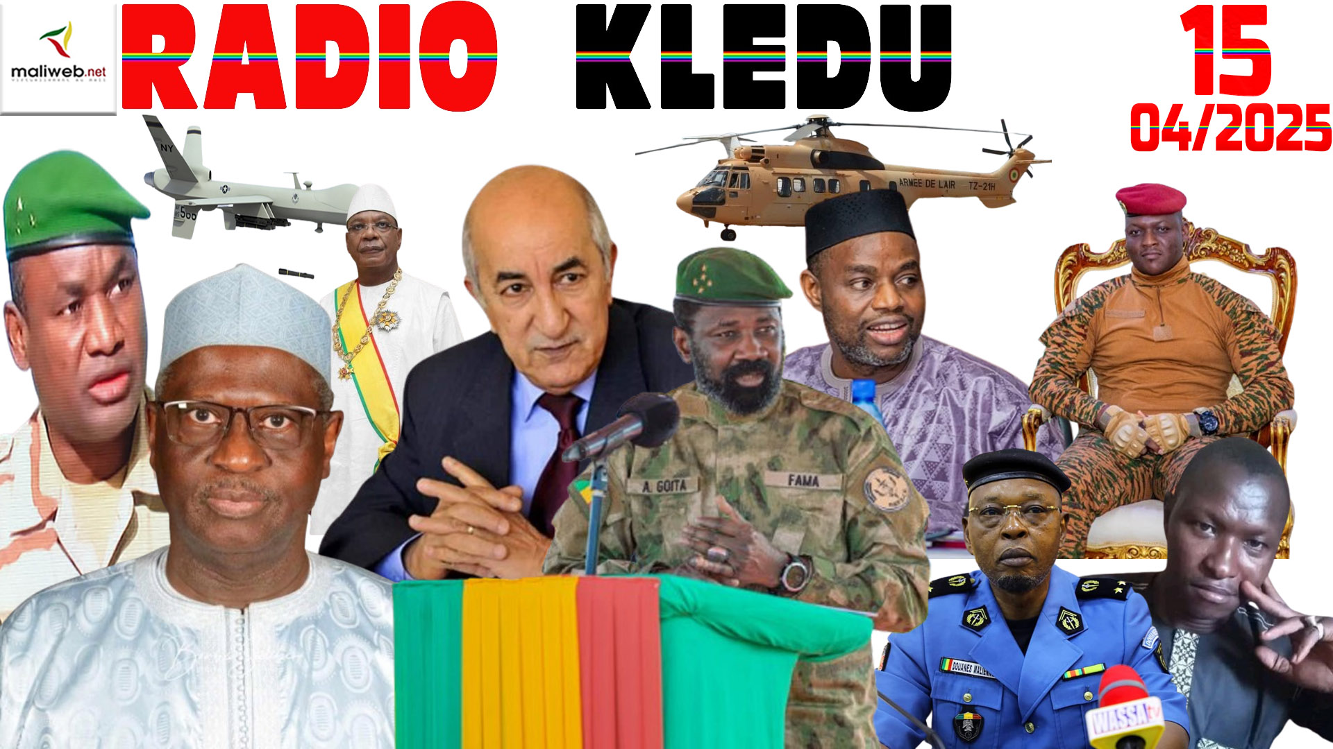 La Revue de Presse de la RADIO KLEDU du 15 AVRIL 2025