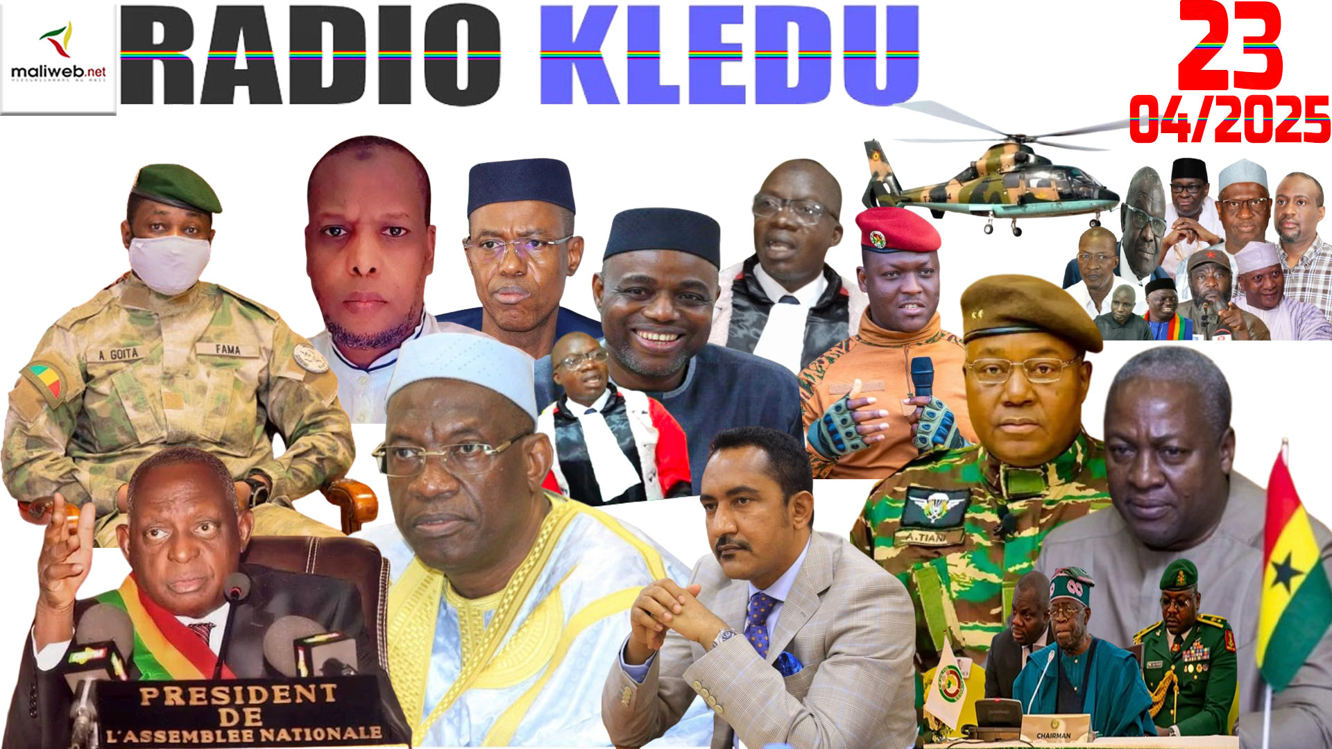 La Revue de Presse de la RADIO KLEDU du 23 AVRIL 2025