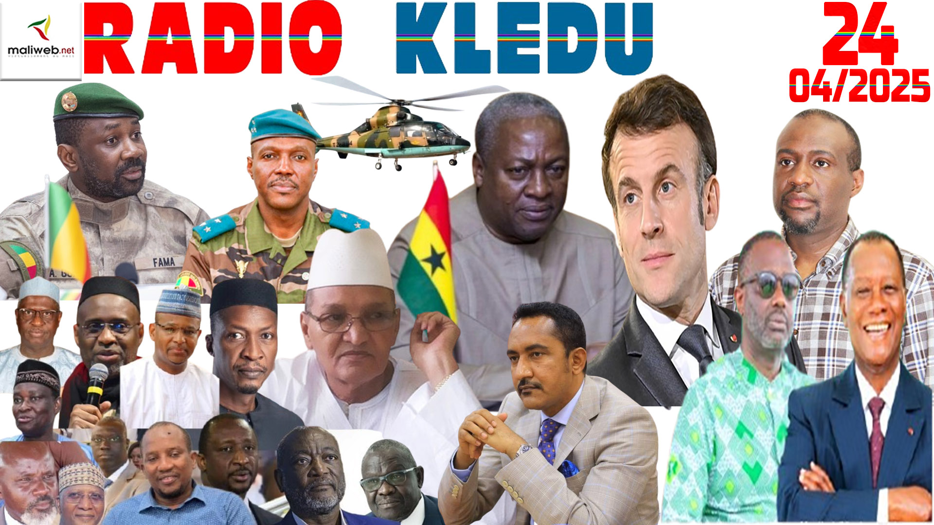 La Revue de Presse de la RADIO KLEDU du 24 AVRIL 2025