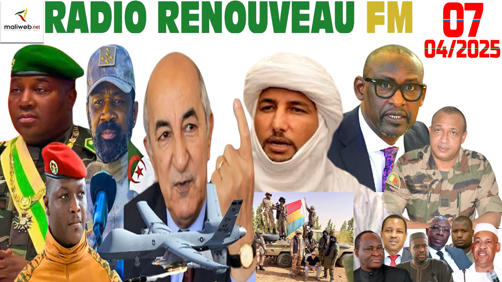 La Revue de Presse de la RADIO RENOUVEAU FM du 07 AVRIL 2025