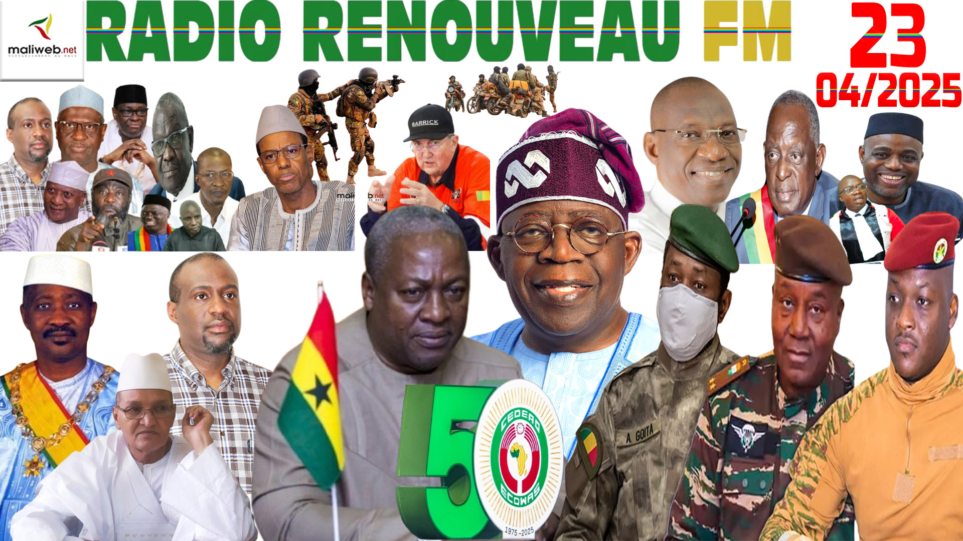 La Revue de Presse de la RADIO RENOUVEAU FM du 23 AVRIL 2025