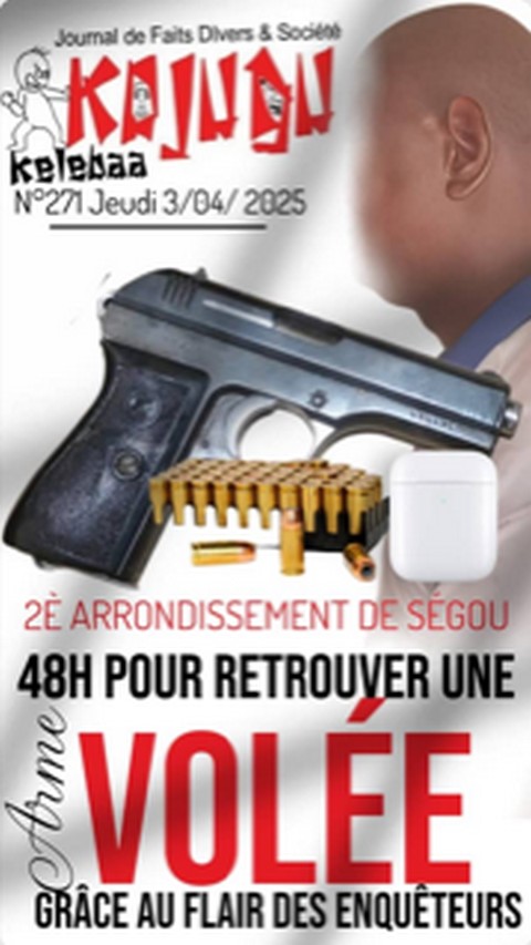 Commissariat du 2ème arrondissement de Ségou : 48h pour retrouver une arme volée
